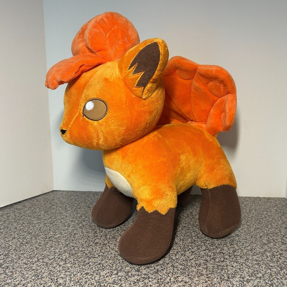 Build A Bear Pokemon Plush Vulpix 2017 Fire Kanto Fox Ninetales Six Nintendo 13"